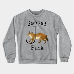 J Is For Jackal Pack Crewneck Sweatshirt